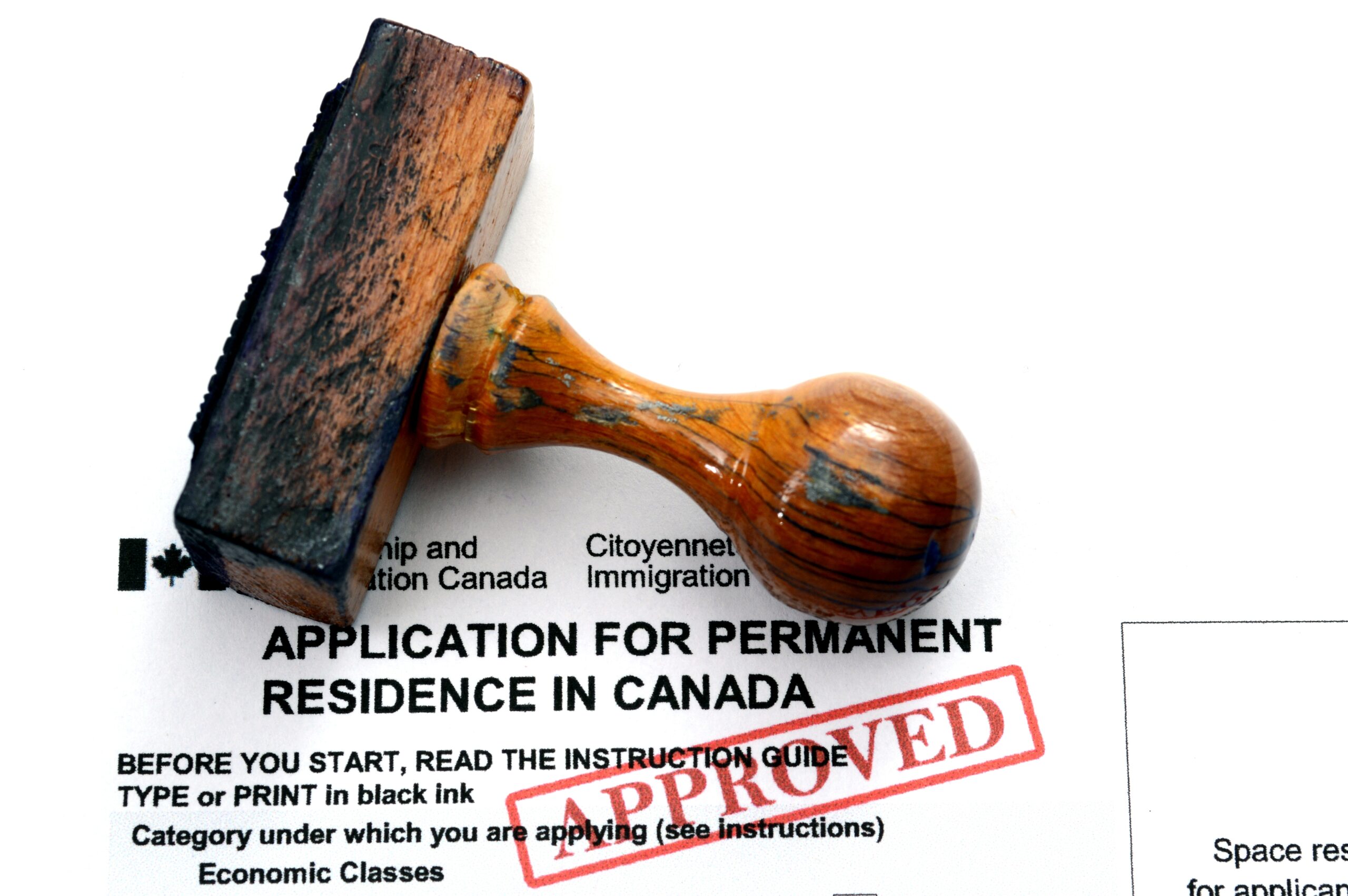 Demande de résidence permanente après sélection bassin entrée express